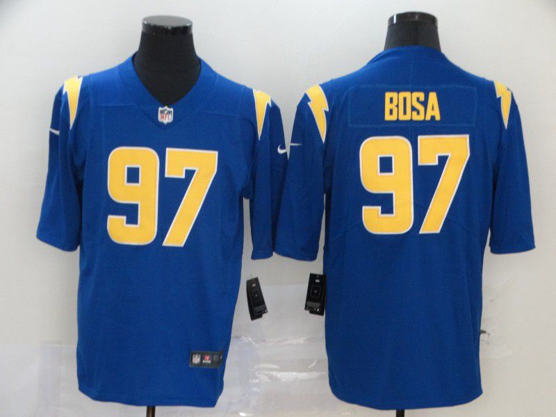Men Los Angeles Chargers #97 Bosa Blue Nike Vapor Untouchable Stitched Limited NFL Jerseys->los angeles chargers->NFL Jersey